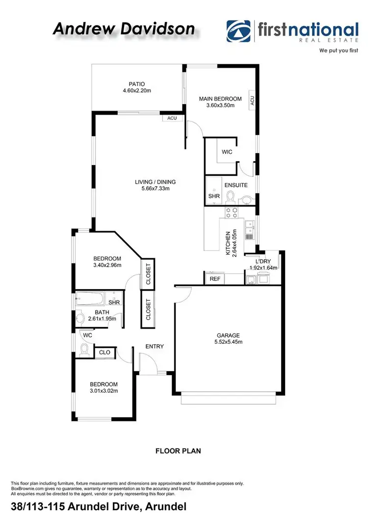 Floorplan of Homely house listing, 38/113-115 Arundel Drive, Arundel QLD 4214