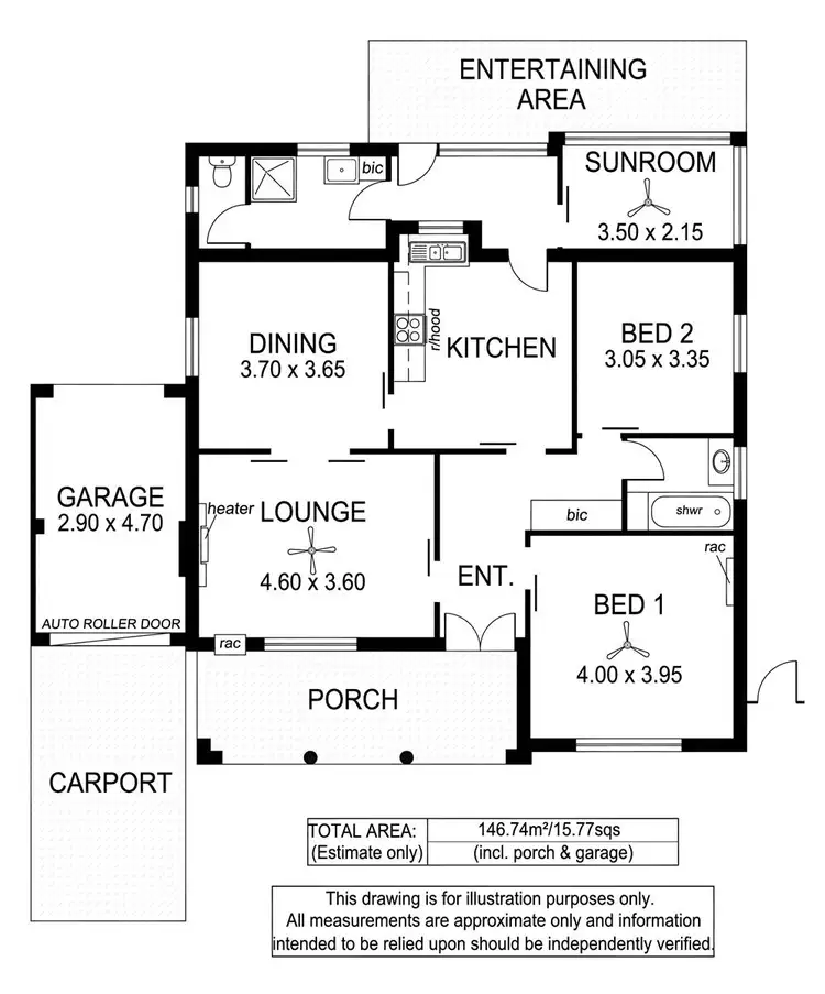 Floorplan of Homely house listing, 2 Churchill Avenue, Glandore SA 5037