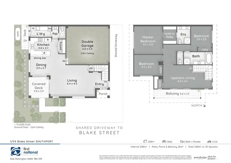 Floorplan of Homely house listing, 1/54 Blake Street, Southport QLD 4215