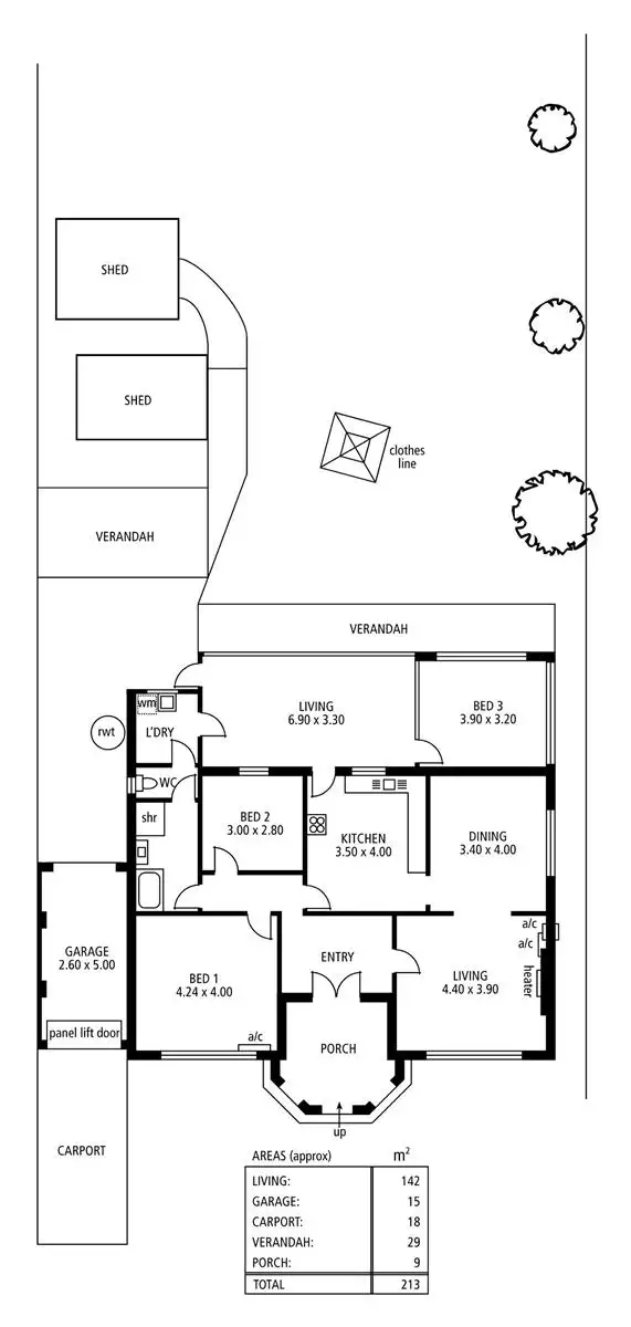 Floorplan of Homely house listing, 5 Seaview Grove, Blair Athol SA 5084