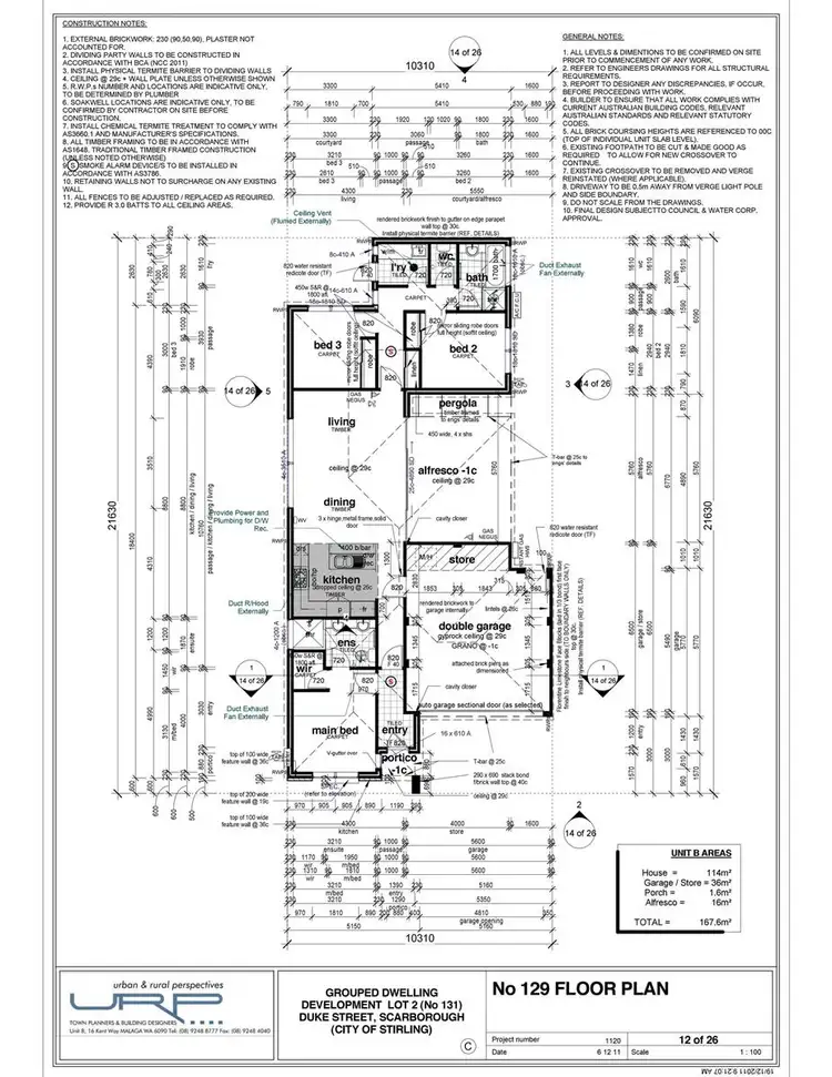 Floorplan of Homely house listing, 129 Duke Street, Scarborough WA 6019