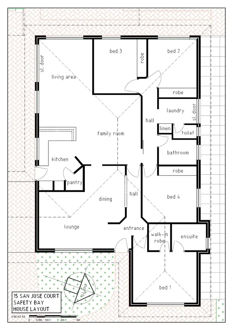 Floorplan of Homely house listing, 15 San Jose Court, Safety Bay WA 6169