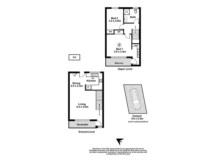 Floorplan of Homely apartment listing, 7/1 Gore Street, Glenelg North SA 5045