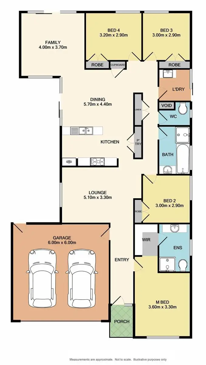 Floorplan of Homely house listing, 4 Mann Court, Beechworth VIC 3747