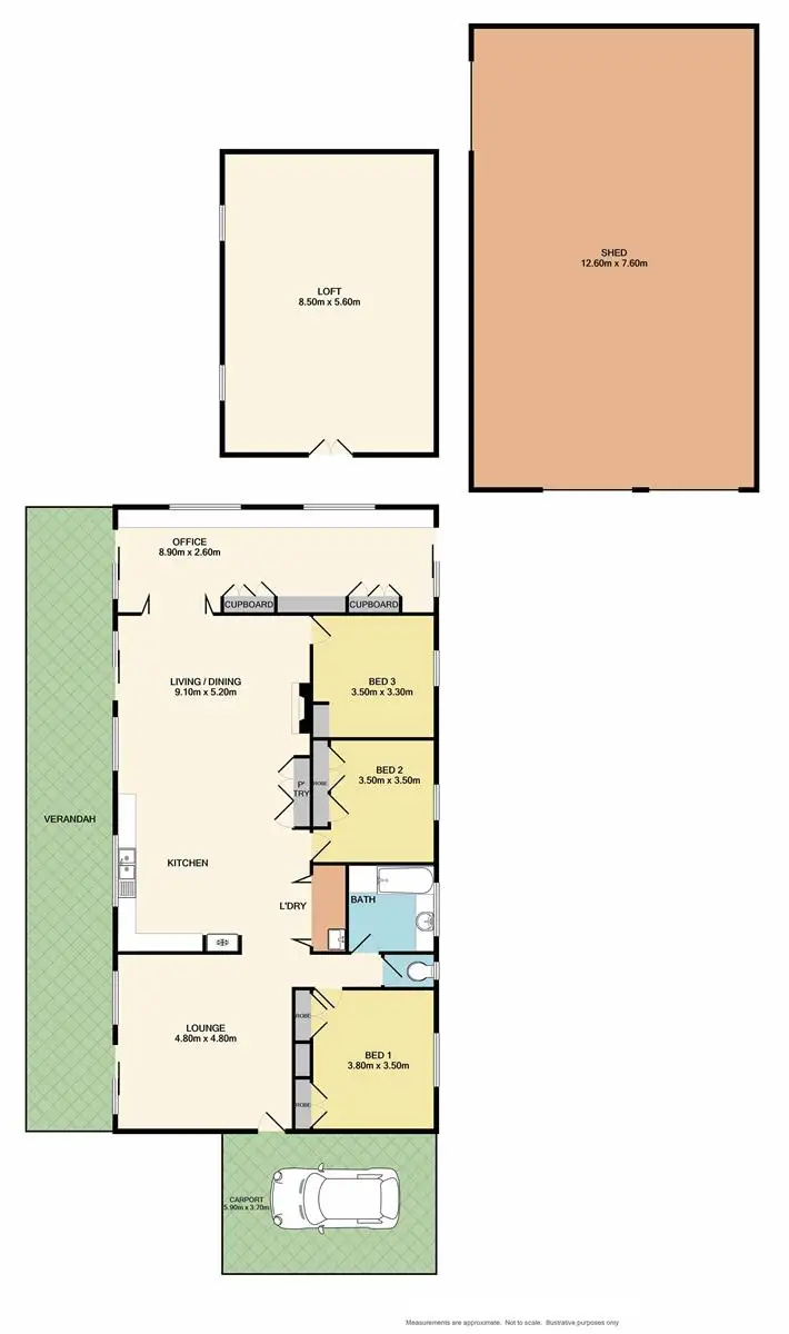 Floorplan of Homely house listing, 11 Circular Creek Road, Stanley VIC 3747