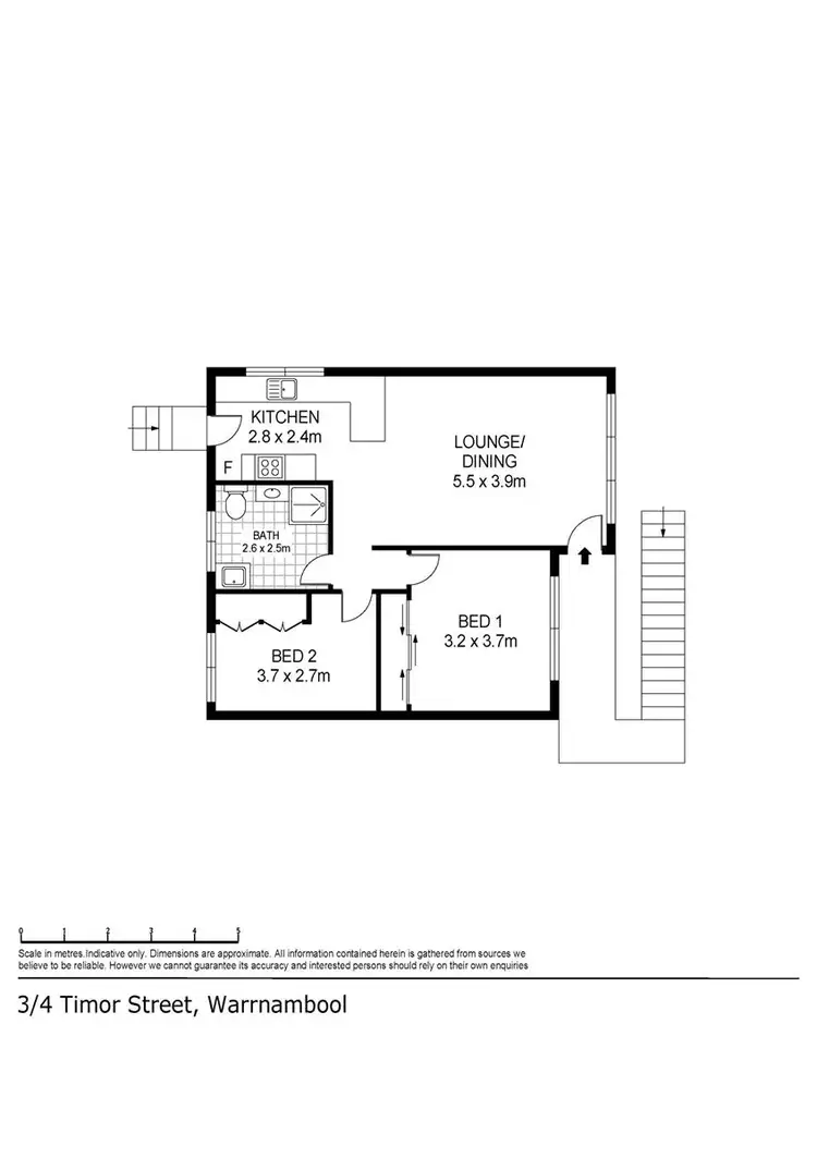 Floorplan of Homely house listing, 3/4 Timor Street, Warrnambool VIC 3280