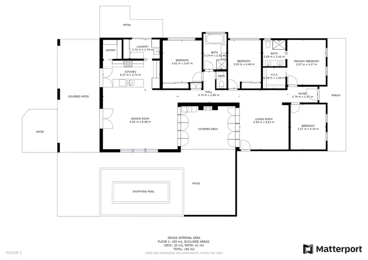 Floorplan of Homely house listing, 14 Christian Court, Mildura VIC 3500