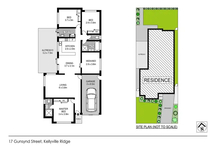 Floorplan of Homely house listing, 17 Gunsynd Street, Kellyville Ridge NSW 2155