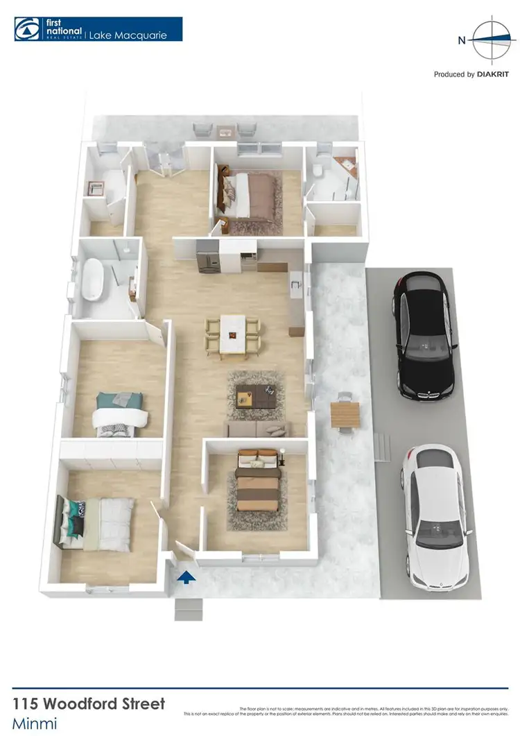 Floorplan of Homely house listing, 115 Woodford Street, Minmi NSW 2287