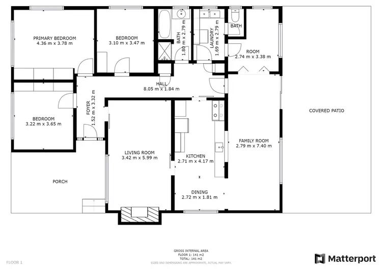 Floorplan of Homely house listing, 3 Mullroo Drive, Cullulleraine VIC 3496