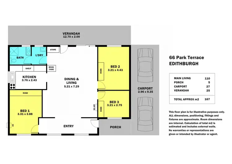 Floorplan of Homely house listing, 66 Park Terrace, Edithburgh SA 5583