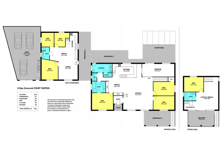 Floorplan of Homely house listing, 3 Bay Crescent, Point Turton SA 5575
