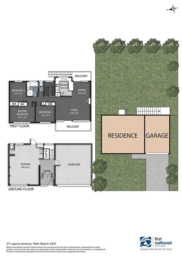 Floorplan of Homely house listing, 27 Laguna Avenue, Palm Beach QLD 4221