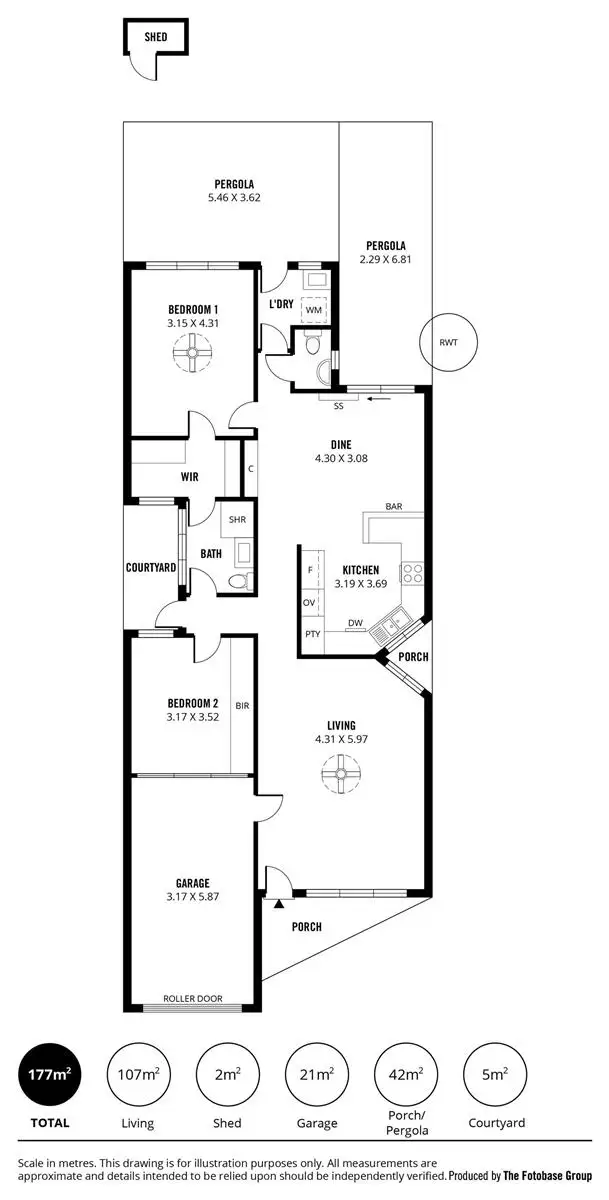 Floorplan of Homely house listing, 2B Barr-Smith Avenue, Myrtle Bank SA 5064