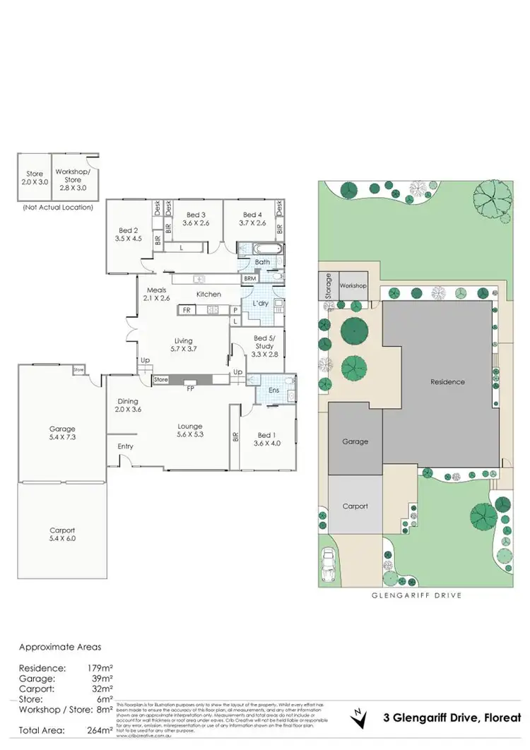 Floorplan of Homely house listing, 3 Glengariff Drive, Floreat WA 6014