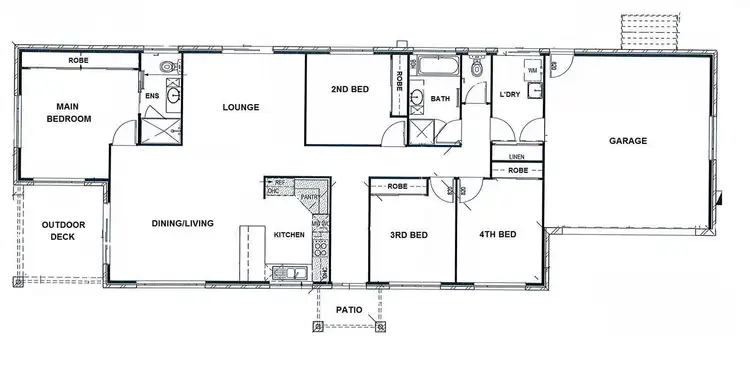 Floorplan of Homely house listing, 10 Angela Place, East Lismore NSW 2480