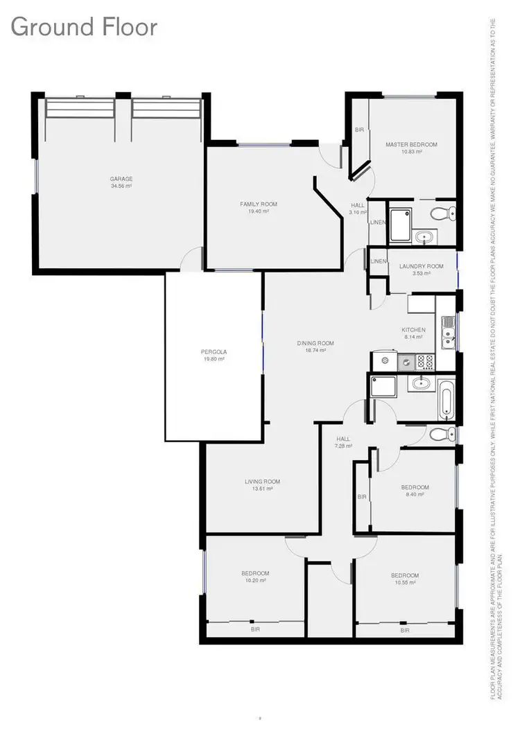 Floorplan of Homely house listing, 13 Lutzen Close, Baranduda VIC 3691