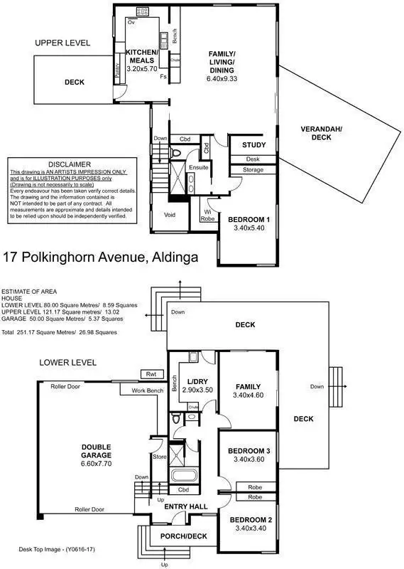 Floorplan of Homely house listing, 17 Polkinghorn Avenue, Aldinga Beach SA 5173