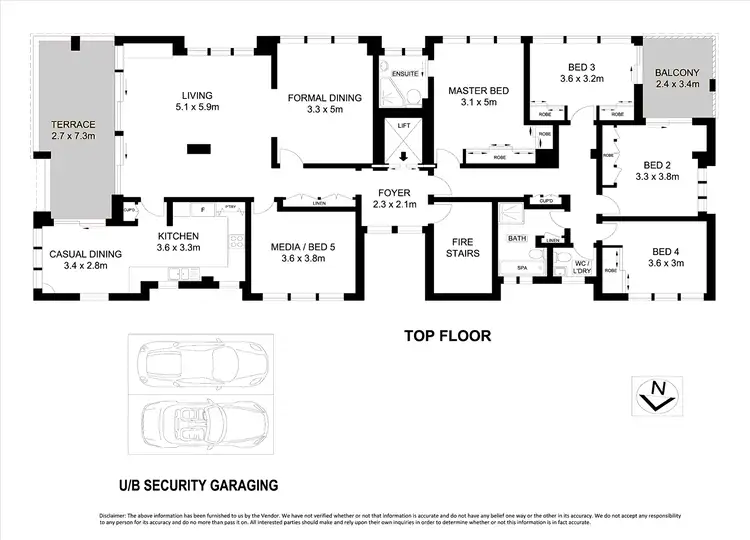 Floorplan of Homely apartment listing, 15/20 Birkley Road, Manly NSW 2095