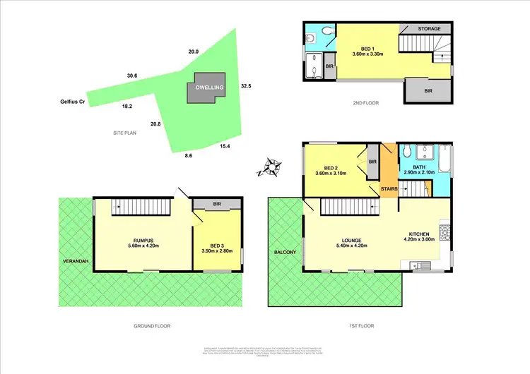 Floorplan of Homely house listing, 25 Gelfius Crescent, Macquarie Hills NSW 2285