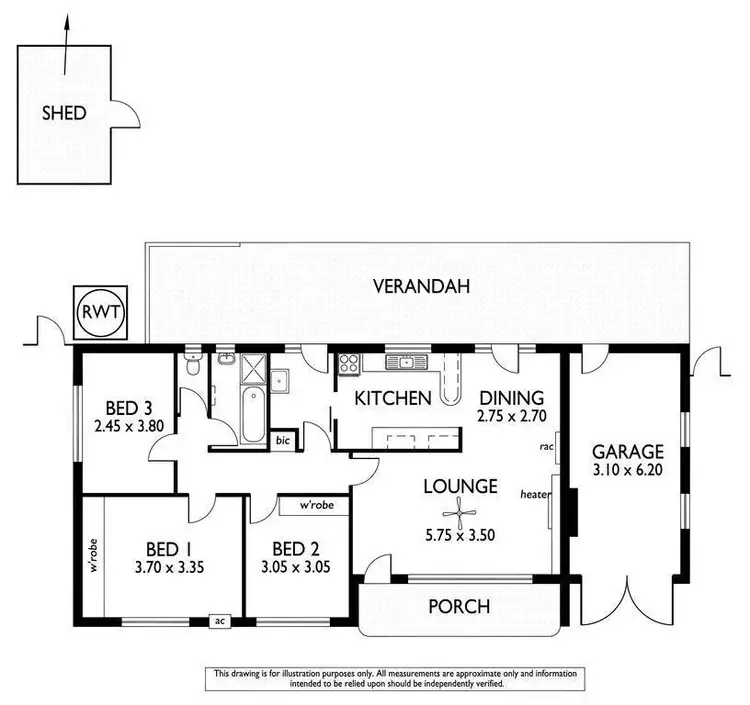 Floorplan of Homely house listing, 94 Oaklands Road, Glengowrie SA 5044