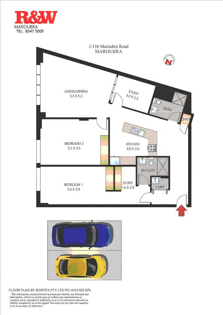 Floorplan of Homely apartment listing, 1/156 Maroubra Road, Maroubra NSW 2035