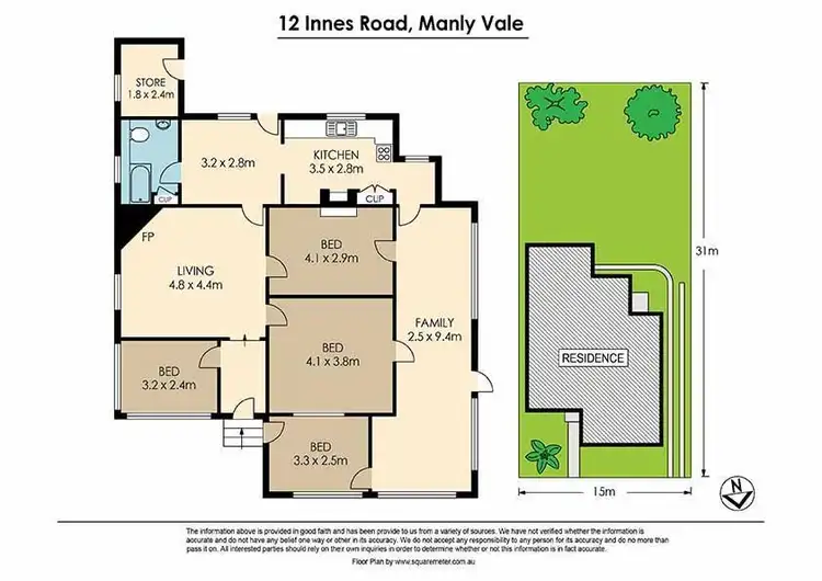 Floorplan of Homely house listing, 12 Innes Road, Manly Vale NSW 2093