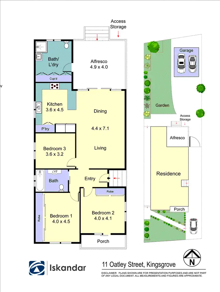 Floorplan of Homely house listing, 11 Oatley Street, Kingsgrove NSW 2208