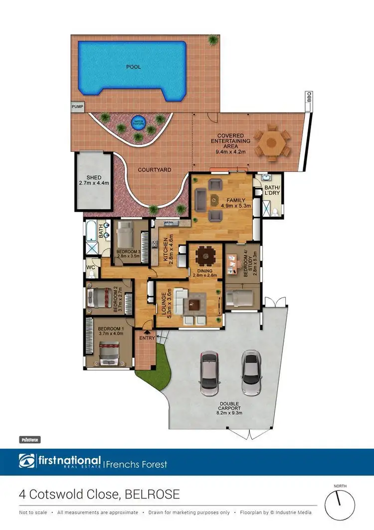 Floorplan of Homely house listing, 4 Cotswold Close, Belrose NSW 2085