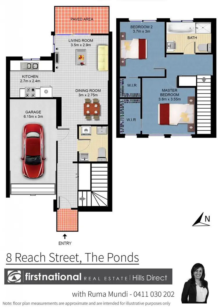 Floorplan of Homely house listing, 8 Reach Street, The Ponds NSW 2769