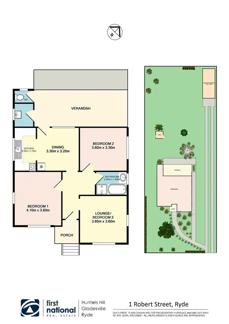 Floorplan of Homely house listing, 1 Robert Street, Ryde NSW 2112