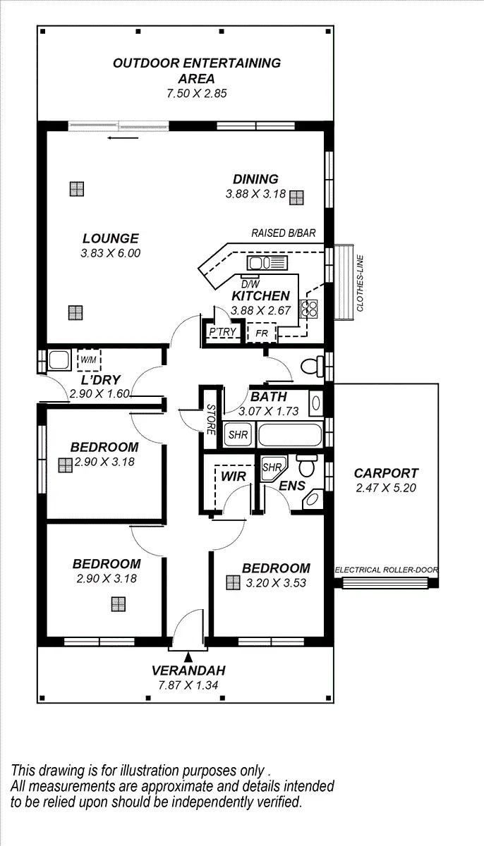 Floorplan of Homely house listing, 4 Berkshire Street, Athol Park SA 5012