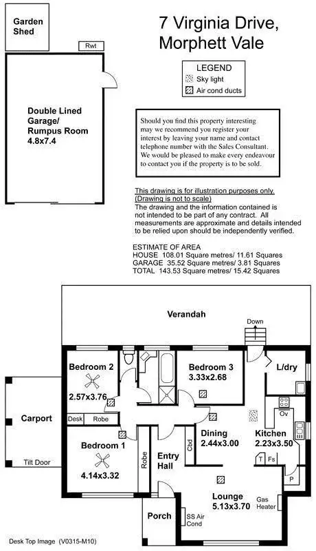 Floorplan of Homely house listing, 7 Virginia Drive, Morphett Vale SA 5162