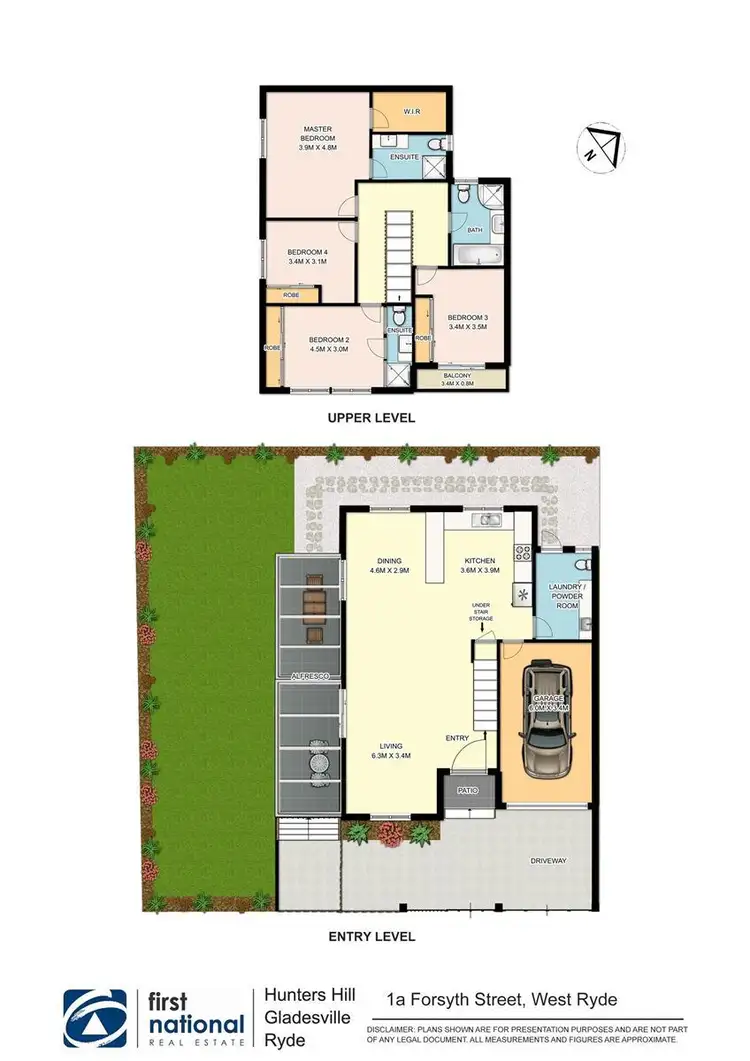 Floorplan of Homely semi-detached listing, 1A Forsyth Street, West Ryde NSW 2114