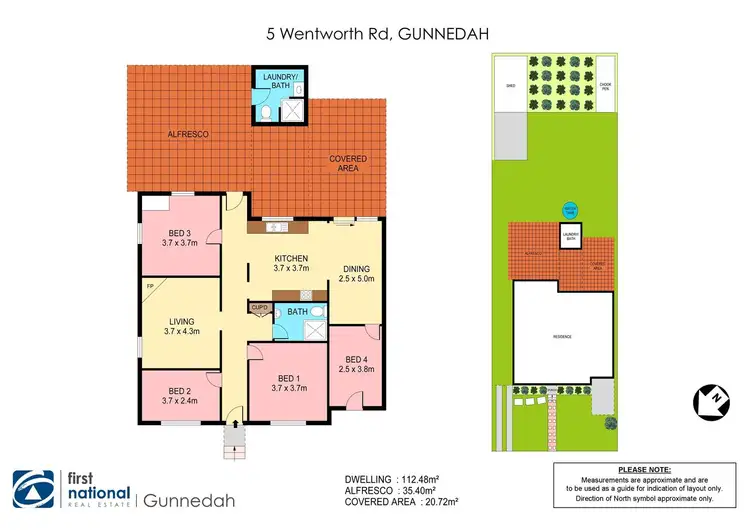 Floorplan of Homely house listing, 5 Wentworth Street, Gunnedah NSW 2380