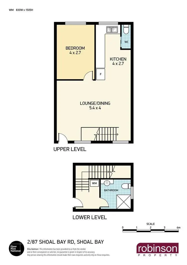 Floorplan of Homely unit listing, 2/87 Shoal Bay Road, Shoal Bay NSW 2315