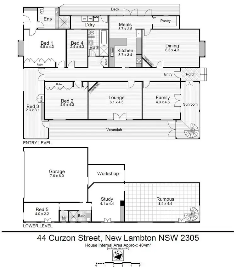 Floorplan of Homely house listing, 44 Curzon Road, New Lambton NSW 2305
