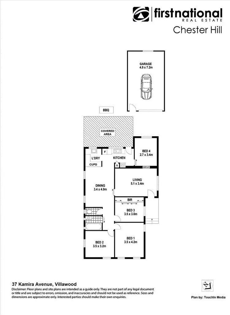 Floorplan of Homely house listing, 37 Kamira Avenue, Villawood NSW 2163