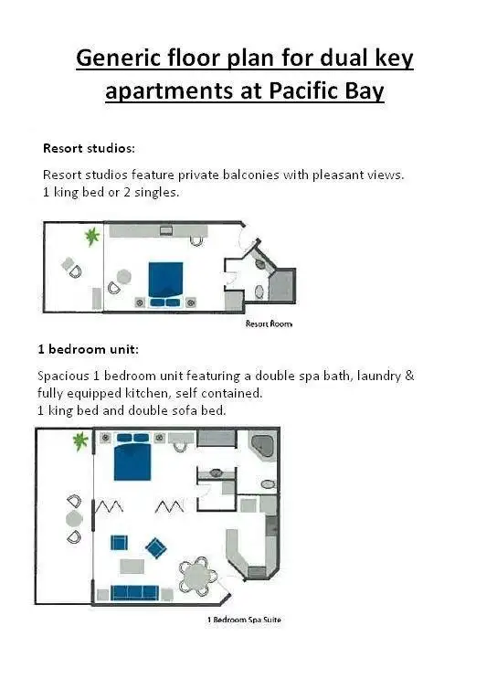 Floorplan of Homely apartment listing, 1119-1120 Pacific Ba Resort Drive, Coffs Harbour NSW 2450