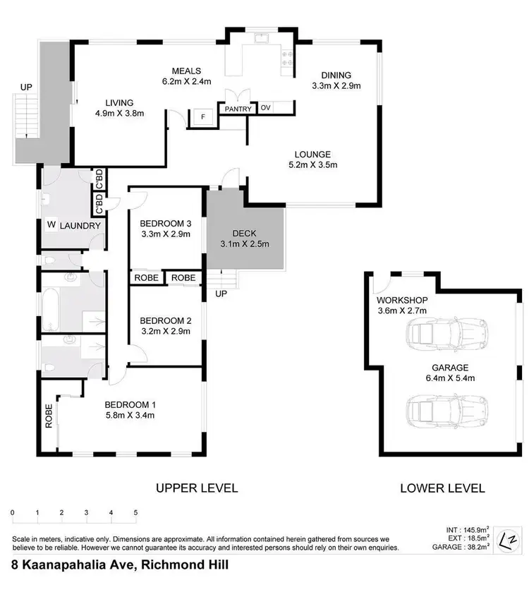 Floorplan of Homely house listing, 8 Kaanapahali Avenue (off Laihaina Cr), Richmond Hill NSW 2480