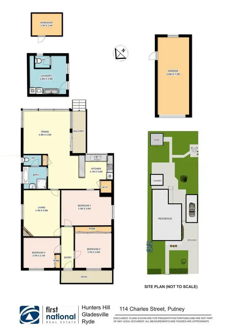 Floorplan of Homely house listing, 114 Charles Street, Putney NSW 2112