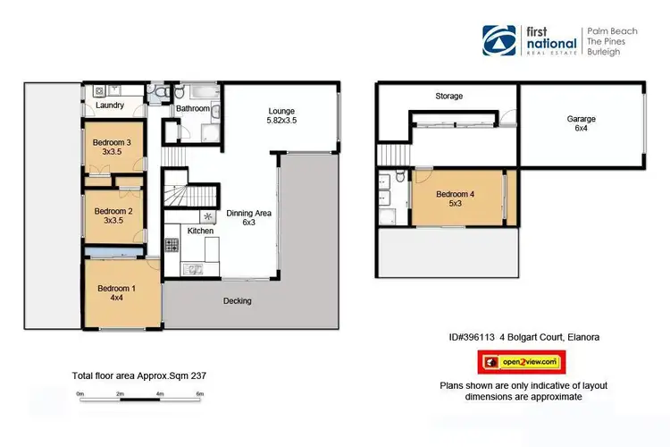 Floorplan of Homely house listing, 4 Bolgart Court, Elanora QLD 4221