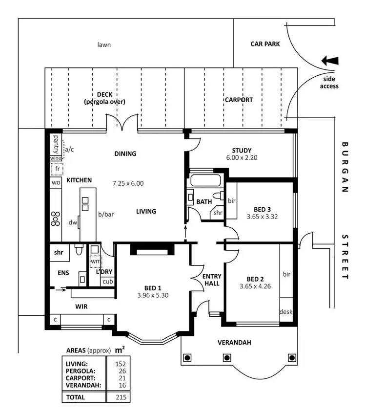 Floorplan of Homely house listing, 7 Meredith Street, Broadview SA 5083