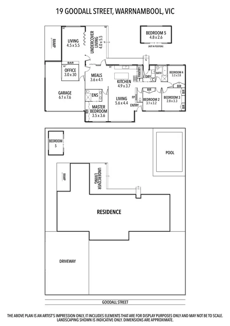 Floorplan of Homely house listing, 19 Goodall Street, Warrnambool VIC 3280