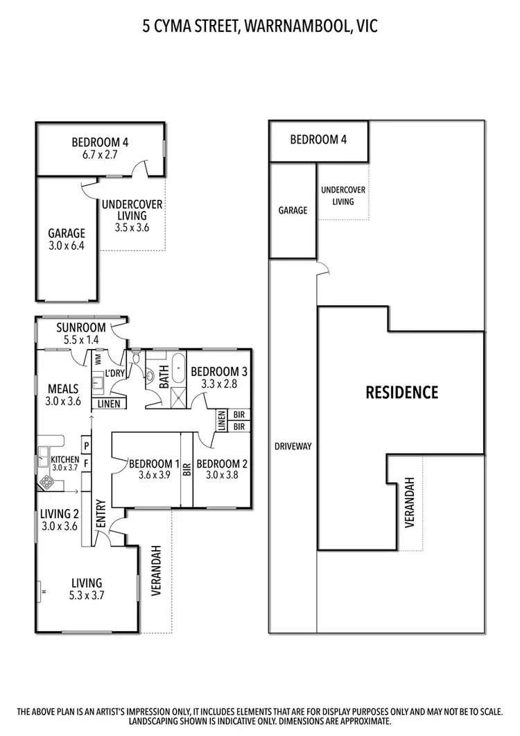 Floorplan of Homely house listing, 5 Cyma Street, Warrnambool VIC 3280