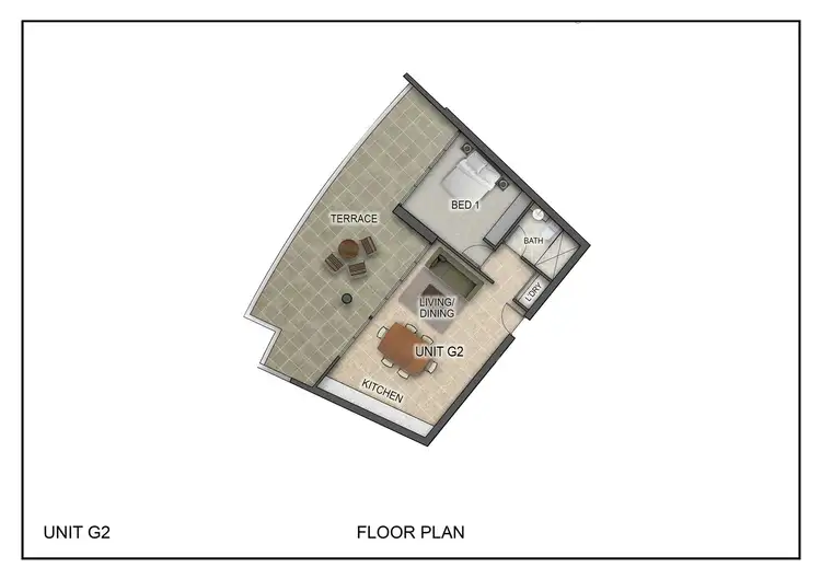 Floorplan of Homely unit listing, G2/50-52 Head Street, Forster NSW 2428