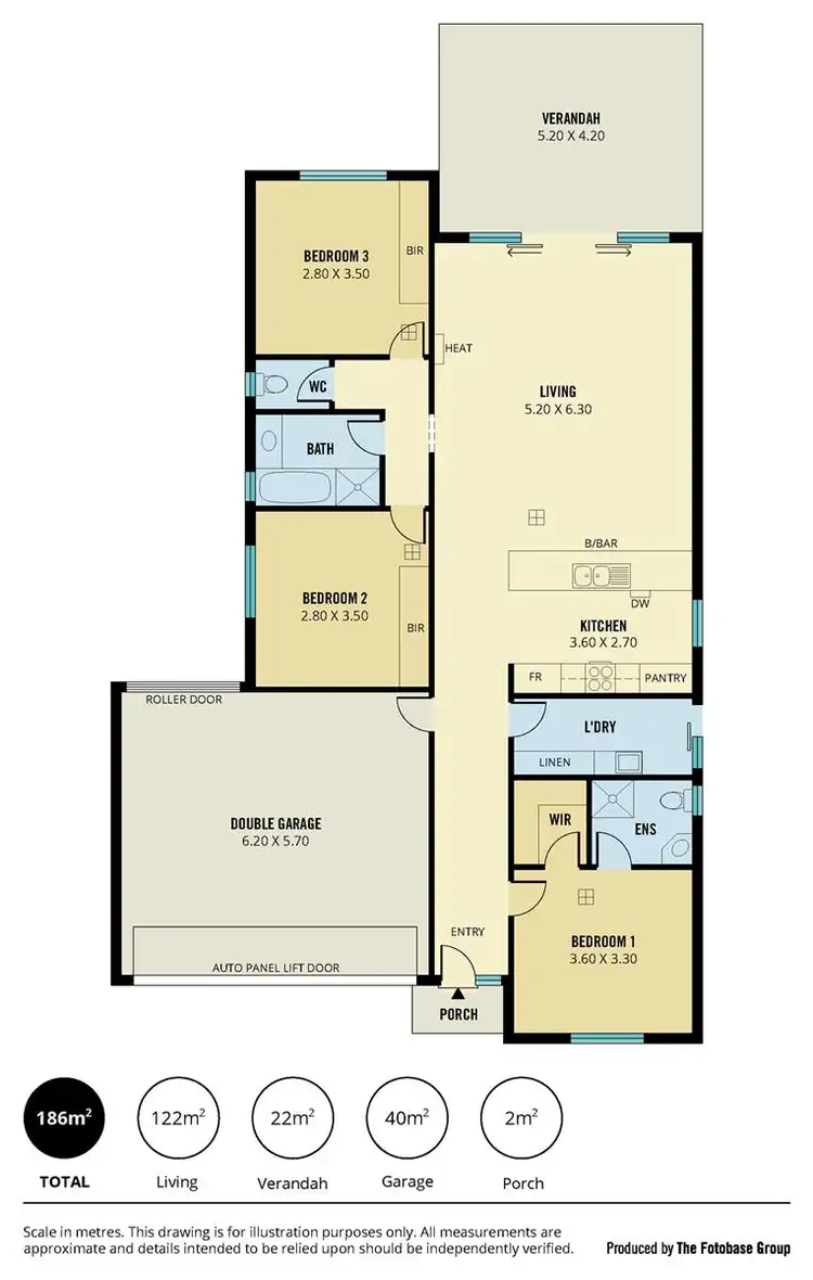 Floorplan of Homely house listing, 7/4 Baudin Avenue, Fairview Park SA 5126