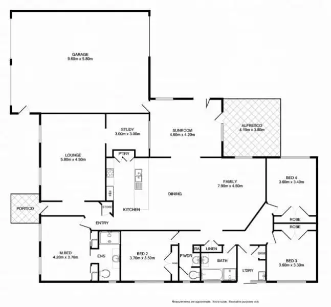 Floorplan of Homely house listing, 5 Lucas Court, West Wodonga VIC 3690