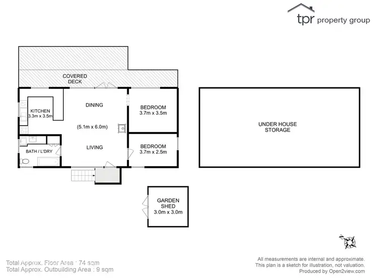 Floorplan of Homely house listing, 24 Pottery Road, Dover TAS 7117