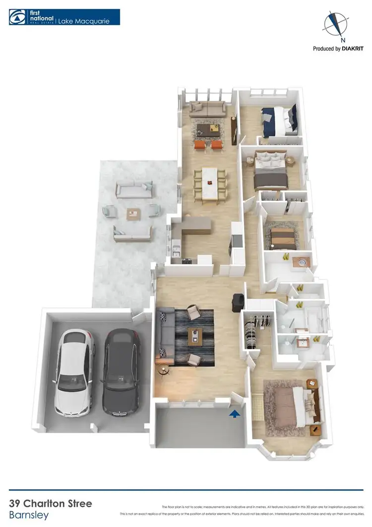 Floorplan of Homely house listing, 39 Charlton Street, Barnsley NSW 2278